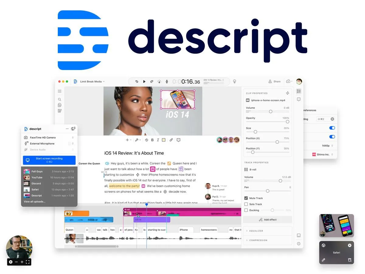 Descript — Creator Plan Available Now