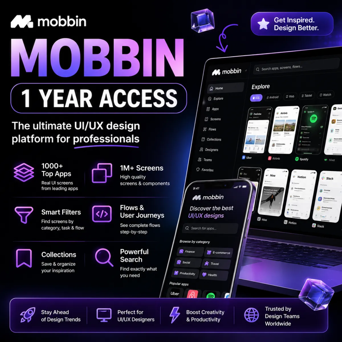 Mobbin Pro 1 Year Access