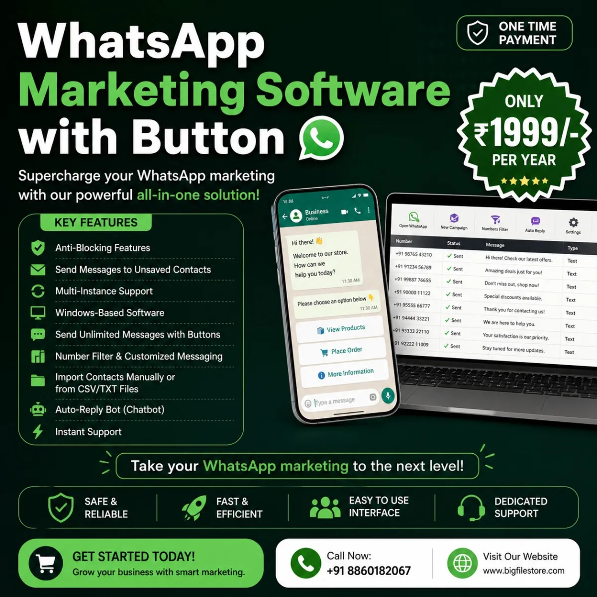 WhatsApp Marketing Software!