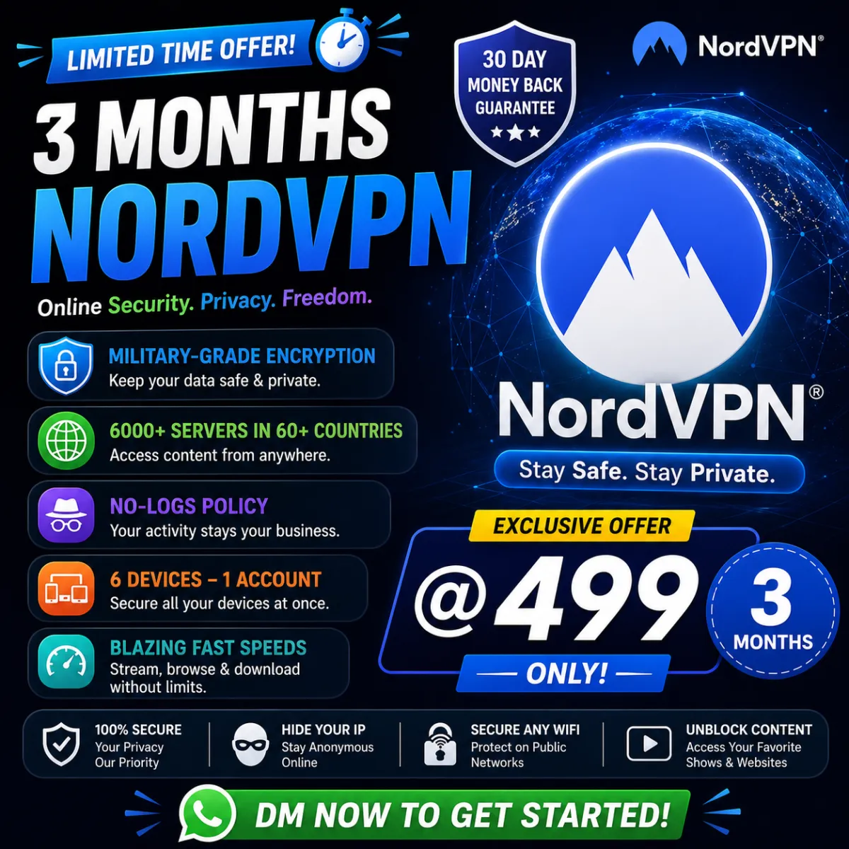 NordVPN – 3 Months 🚀