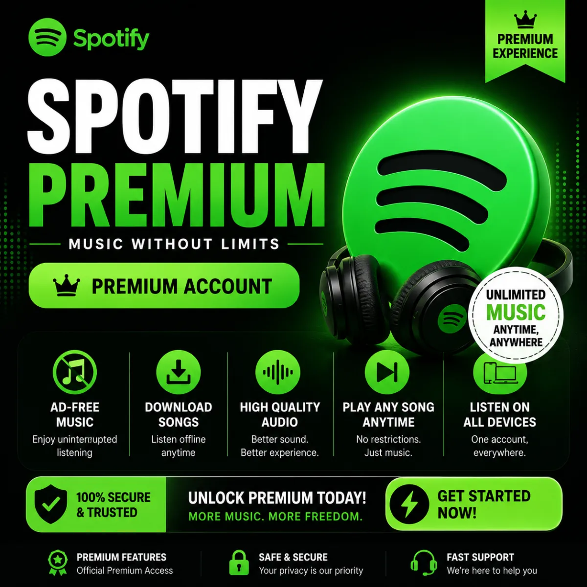 Spotify Standard Premium | On Mail