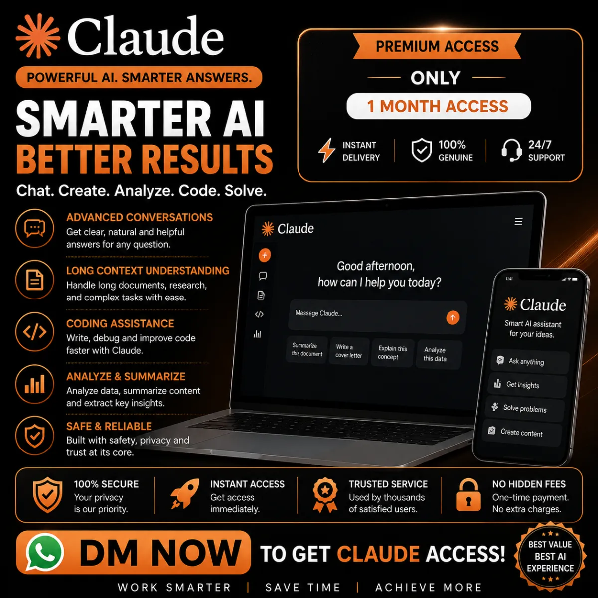 Claude Premium Access 1 Month