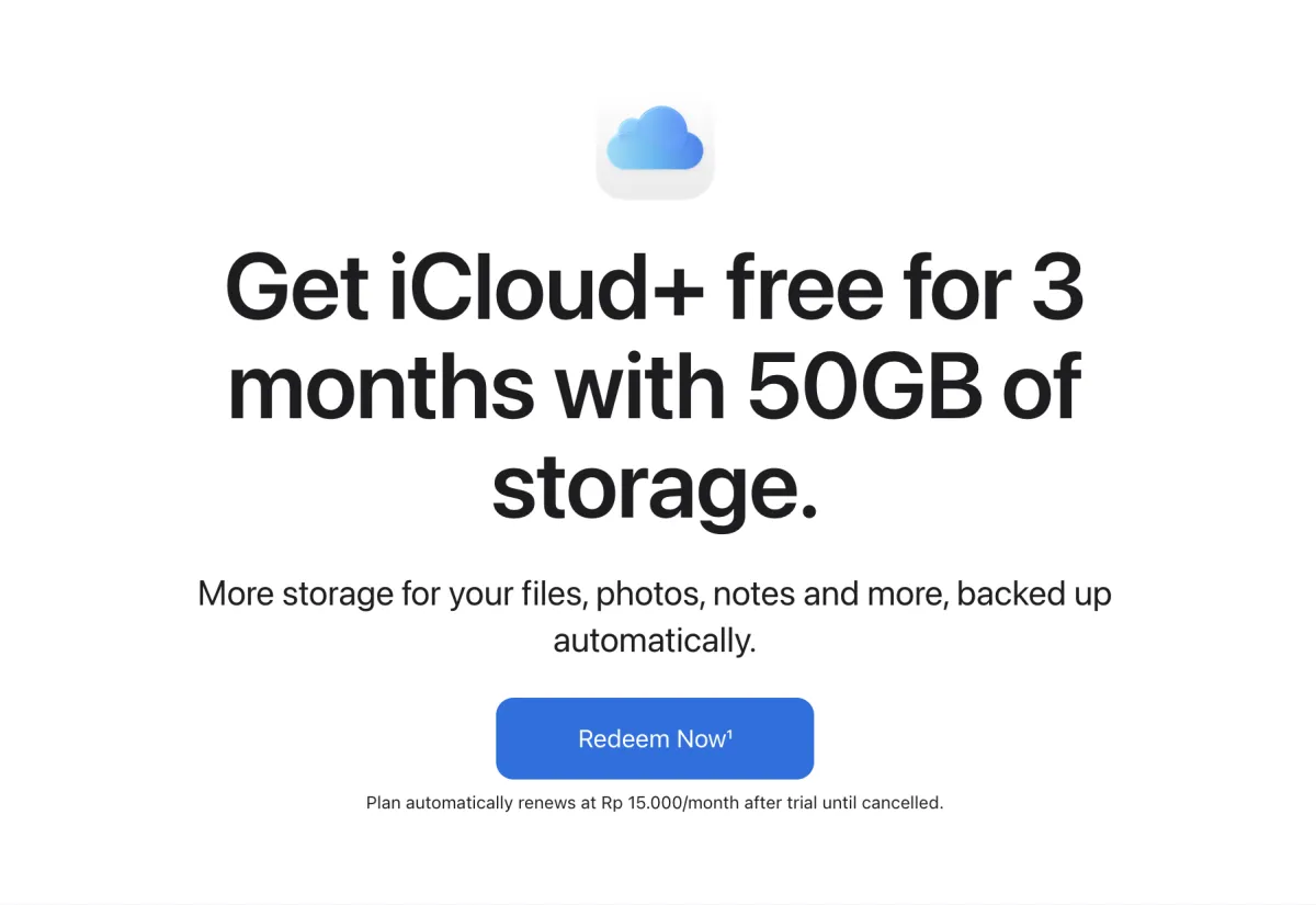 iCLOUD+ — PRO SUBSCRIPTION FOR 3 MONTHS